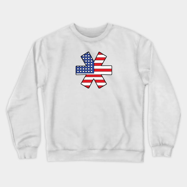 Merican* Crewneck Sweatshirt by justnclrk